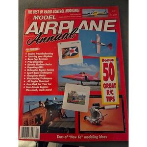 Model Airplane Annual 1989 Magazine Radio Control Modeling R/C Tips Vintage